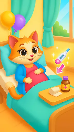 Perawatan kucing & mama | Permainan | XWorld