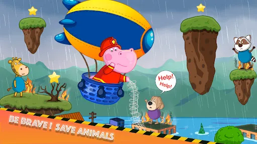 Fireman Hippo: City Hero | Games | XWorld