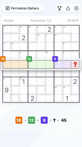 Killer Sudoku Teka-teki Sudoku | Permainan | XWorld