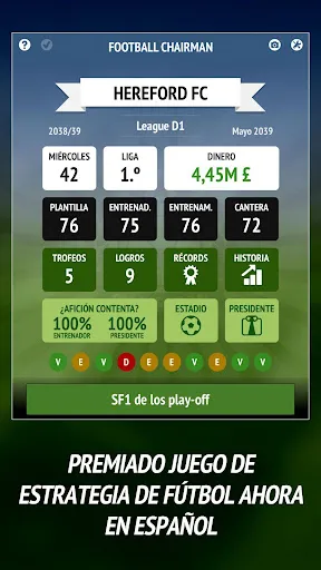 Football Chairman (Presidente) | juego | XWorld