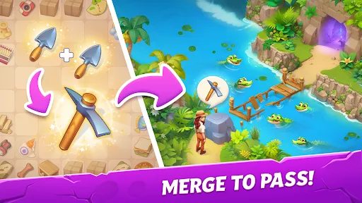 Merge Adventure: เกมสร้างเกาะ | เกม | XWorld