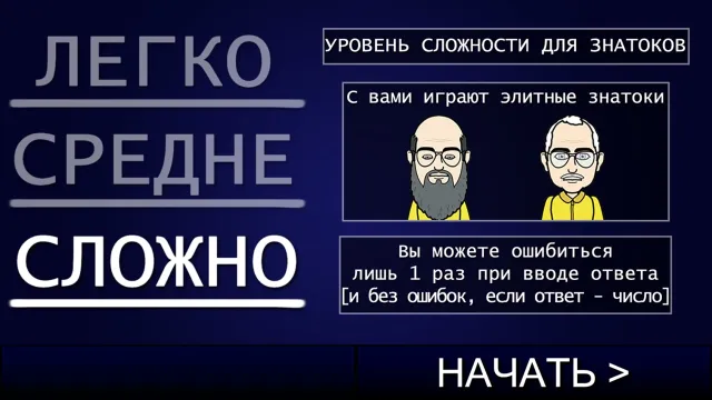 Своя Игра - Тест на интеллект | Игры | XWorld