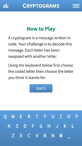 Cryptogram · Puzzle Quotes | Games | XWorld