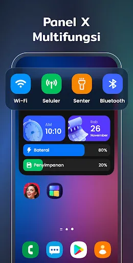 Widget & Tema Warna: iWidgets | Permainan | XWorld