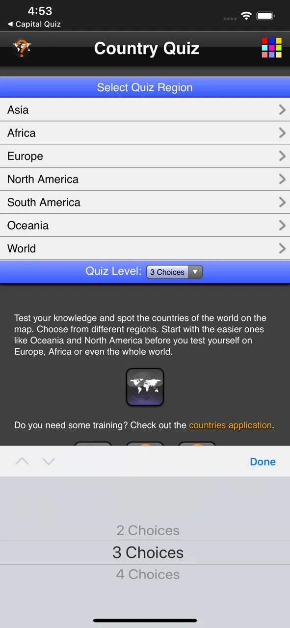 Country Quiz | Permainan | XWorld