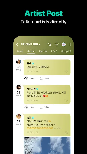 Weverse: Connect with Artists | Games | XWorld