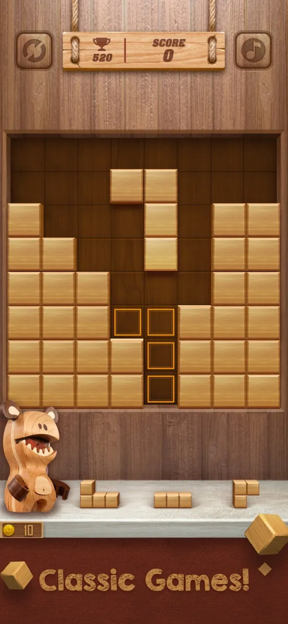 Wood Cube Puzzle | Игры | XWorld