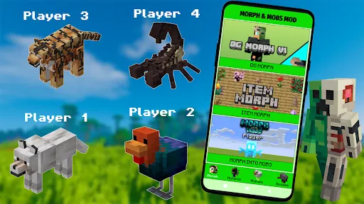 Morph & Mobs Mod For Minecraft | Games | XWorld