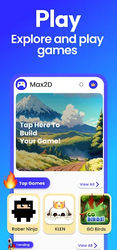 Max2D: pembuat game, Buat game | Permainan | XWorld