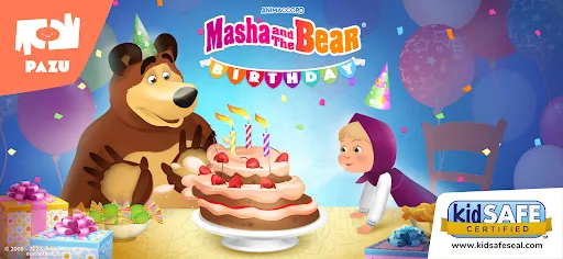 Masha y el oso Cumpleaños | juego | XWorld