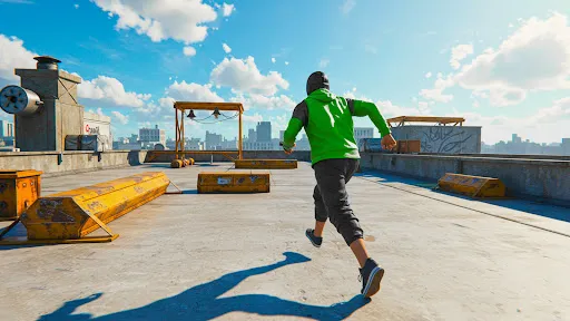 Going Up Parkour Rooftop Jump | 游戏 | XWorld