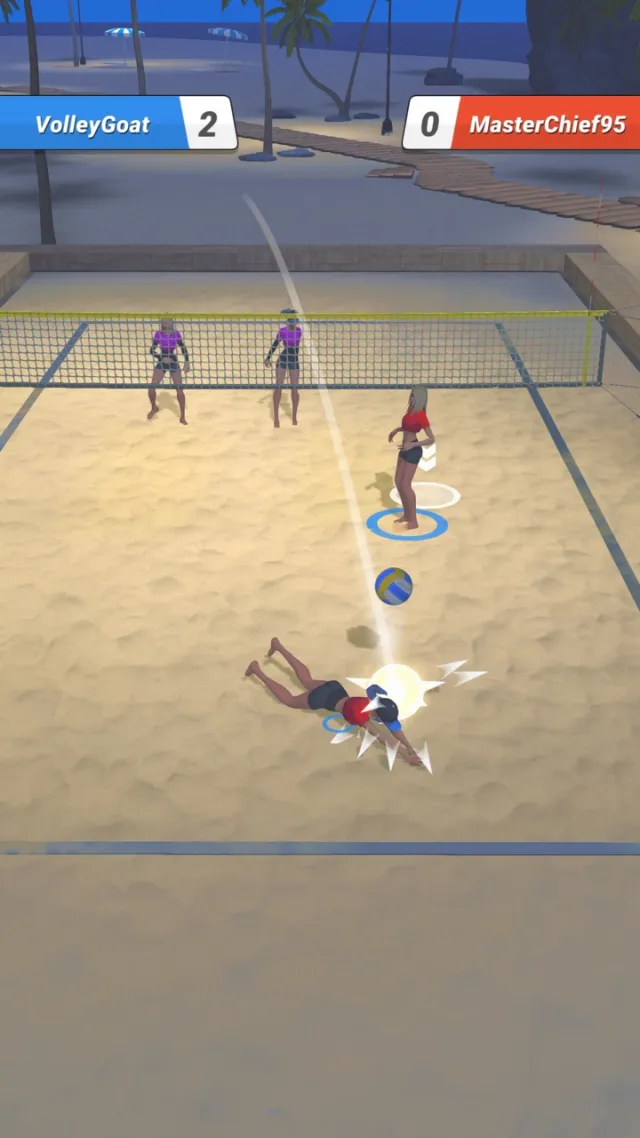 Beach Volley Clash | Permainan | XWorld