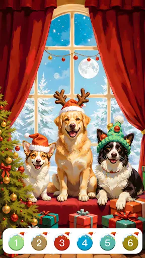 Pintura por Números de Navidad | juego | XWorld Pintura por Números de Navidad | juego | XWorld