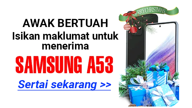 Rewardis Win Samsung A53 Christmas | Permainan | XWorld