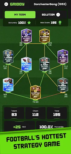 Griddy: Football Puzzles | Jogos | XWorld