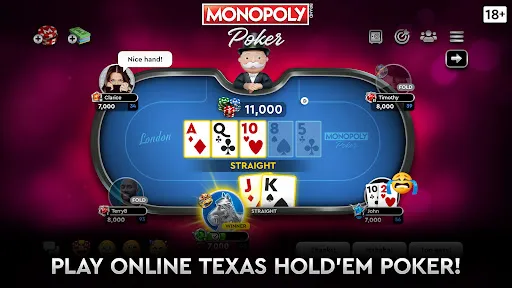 MONOPOLY Poker - Texas Holdem | 游戏 | XWorld