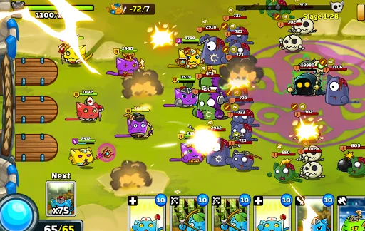 Meowar - PvP Cat Merge Defense | juego | XWorld