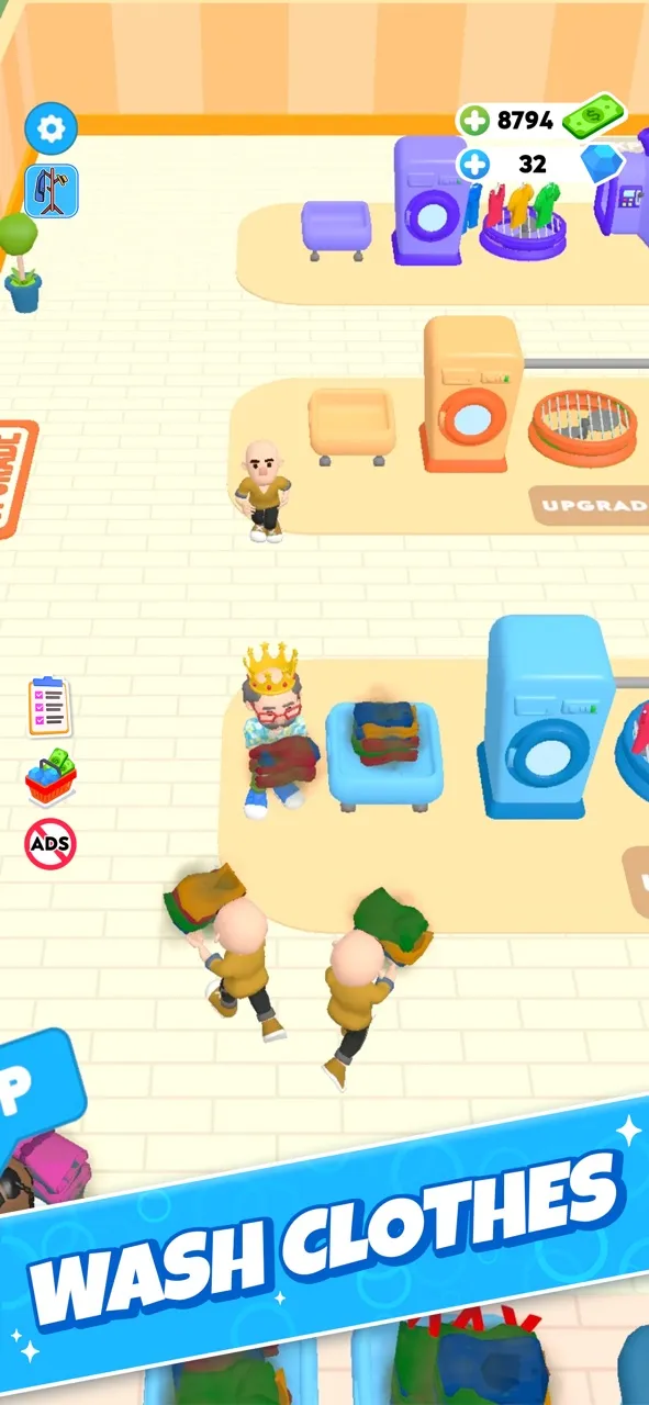 Laundry Rush - Idle Game | Games | XWorld