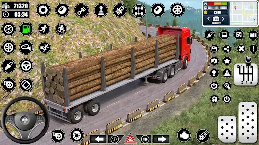 Log Transporter Truck Driving | Permainan | XWorld