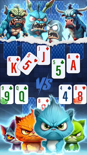 Solitaire Cats vs Zombies | Игры | XWorld