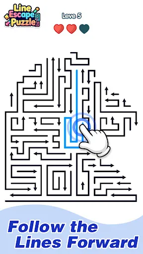 Line Escape Puzzle | Permainan | XWorld Line Escape Puzzle | Permainan | XWorld