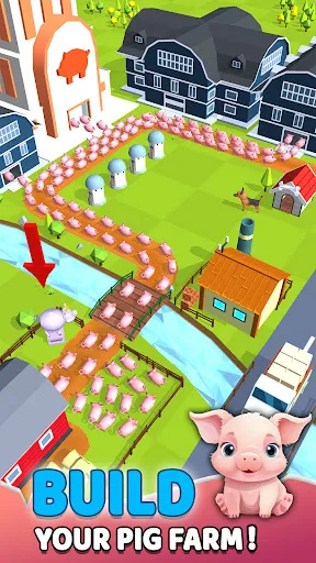 Tiny Pig Tycoon: Piggy Games | Permainan | XWorld