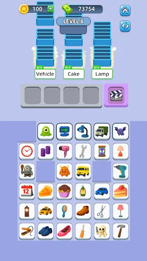 Associations: Tile Sort | เกม | XWorld