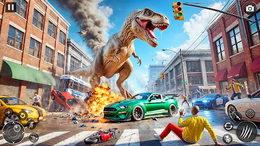 Angry Dinosaur City Attack | Игры | XWorld