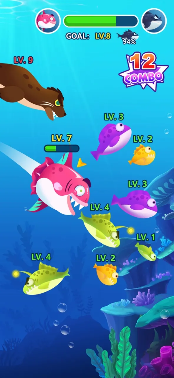 Ocean Fish Evolution | 游戏 | XWorld