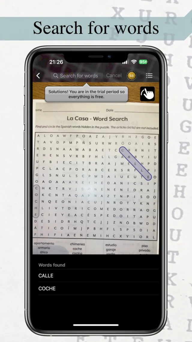 Word Search Scanner and Solver | 游戏 | XWorld
