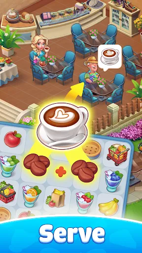 Diner Story: Merge Cook Decor | เกม | XWorld
