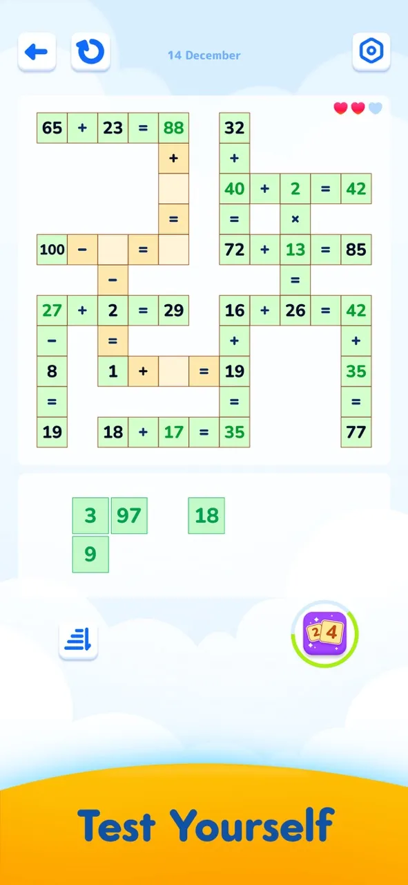 Math Crossword — Number Puzzle | Games | XWorld