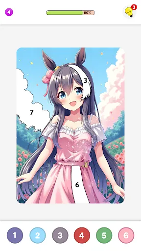 Tô Màu Theo Số Anime Troi Choi | Games | XWorld