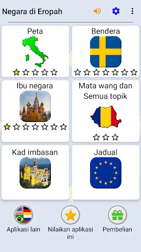 Negara Eropah - Kuiz geografi | Permainan | XWorld