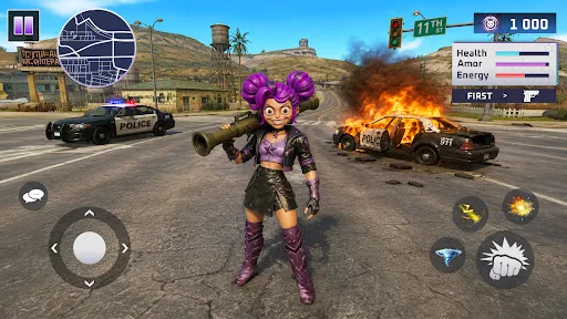 Huggy Rope Hero: City Crime | Permainan | XWorld