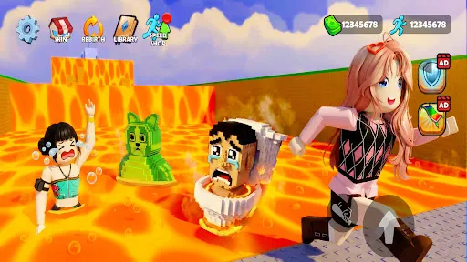 Survive Lava: Run for Brainzot | Игры | XWorld