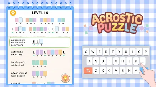 Acrostic Puzzle—Hợp lý&ô chữ | Games | XWorld