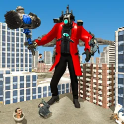 XWorld | Toilet Rope Monster Game 3d