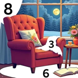 XWorld | Interior Color by Number Book