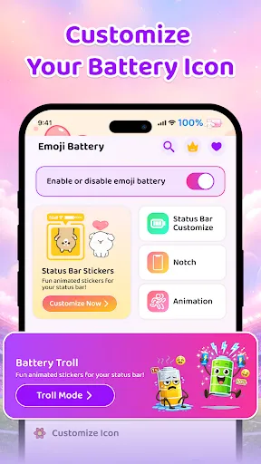 Emoji Battery Icon Customize | Games | XWorld Emoji Battery Icon Customize | Games | XWorld