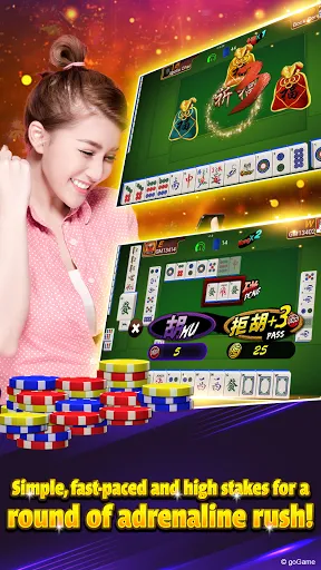 Mahjong 3Players (English) | Permainan | XWorld