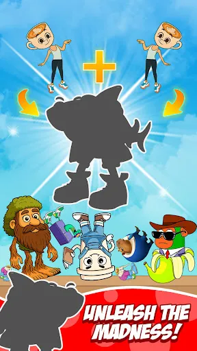 Merge Mash Crazy Creature Drop | Games | XWorld