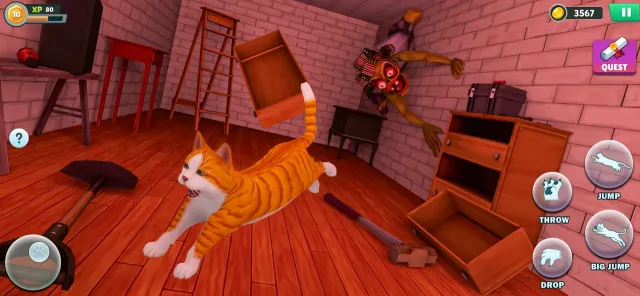 Prankster Cat vs Horror Gran | Игры | XWorld