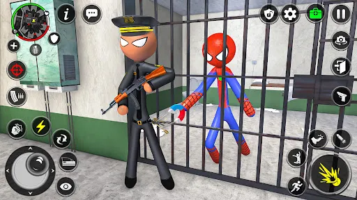 Spider Stick Hero Prison Break | Games | XWorld