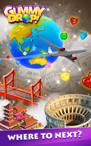 Gummy Drop! Match 3 & Travel | เกม | XWorld