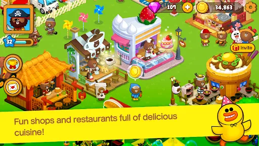 LINE BROWN FARM | Games | XWorld