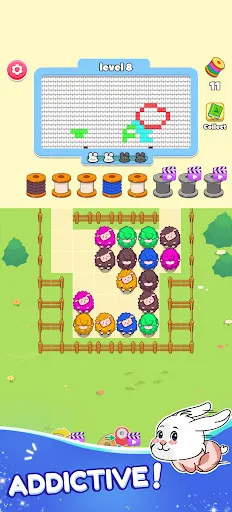 Rabbit Wool Puzzle-Jam & Match | Permainan | XWorld