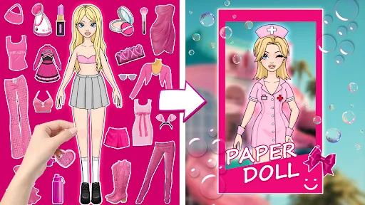 DIY Paper Doll: Fashion Makeup | เกม | XWorld