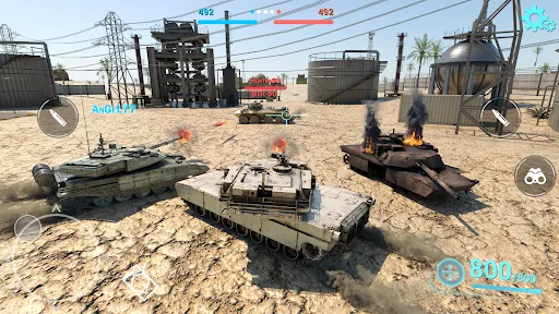 Tanks Battlefield: PvP Battle | juego | XWorld