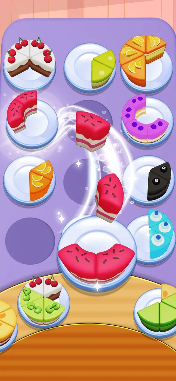 Cake Sort - Xếp bánh sắc màu | Games | XWorld